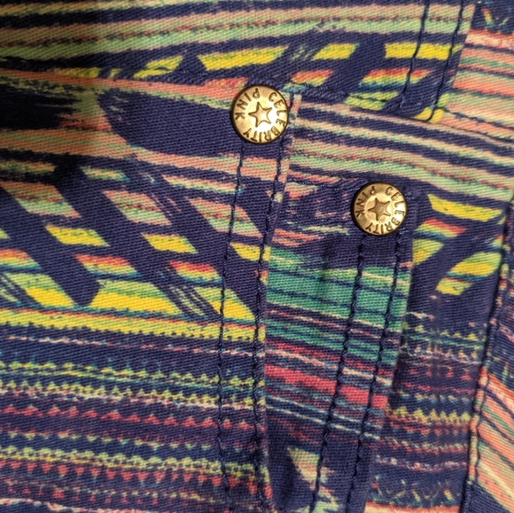 Celebrity pink printed skinny jeans size 0 - Picture 10 of 12